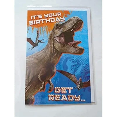 Image of Jurassic World Official Birthday Card
