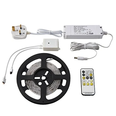 Image of Saxby Flexline 24W Colour Changing CCT 5 Meter Energy Efficient Indoor Kitchen Cabinet Flexible LED Tape Strip Light