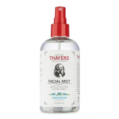 Image of Thayers Witch Hazel Gentle Facial Mist Unscented Toner Lotion with Organic Aloe Vera 237ml