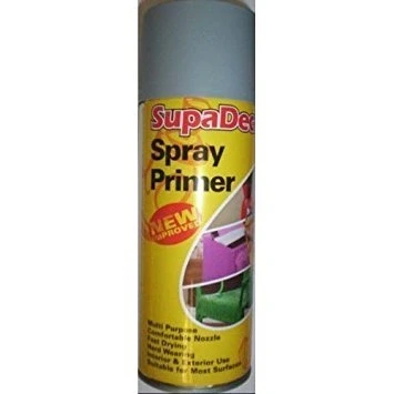 Image of 3 x SupaDec Spray PRIMER Grey Undercoat 400ml