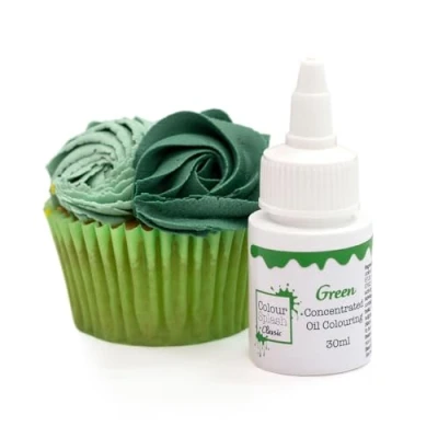 Image of Colour Splash Oil Based Food Green Vibrant Edible For Baking, Colours Buttercream, Cake Mix, Chocolate 30ml