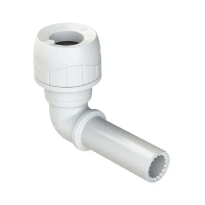 Image of PB1022EW 22mm PolyPlumb Spigot Elbow in Wht