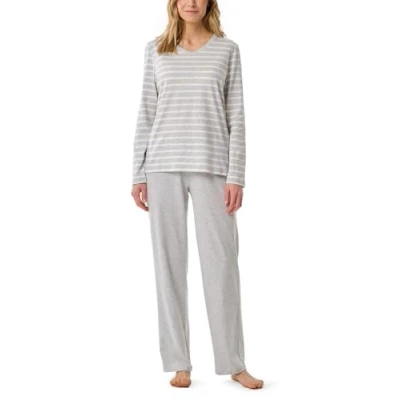 Image of Schiesser Women&#039;s Casual Essentials Pajama Set, silbergrau mel_181756, 36