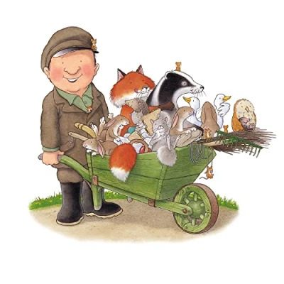 Image of Percy the Park Keeper Blank Greeting Card with Envelope