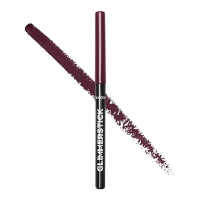 Image of Avon Glimmerstick Lip Liner, Prevents Lipstick From Feathering, Long Lasting Finish, Defines and Contours, Plum