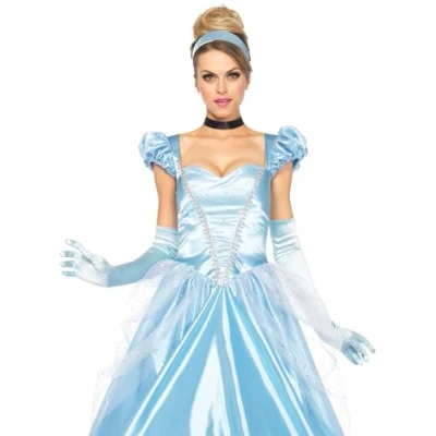 Image of Leg Avenue Classic Cinderella Costume (Large, Blue)