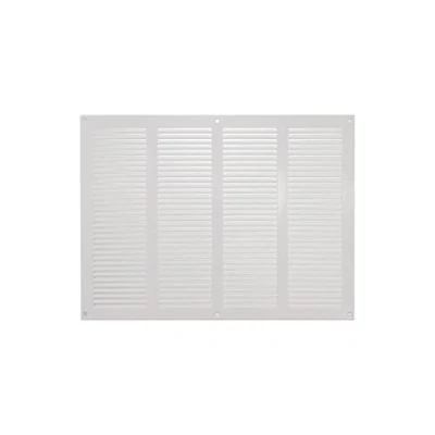 Image of 16&quot; x 12&quot; Inch / 400 300 mm White Air Vent Cover Steel Return Grilles for Ceiling and Sidewall HVAC with Insect Protection Screen (15.74 11.81 Inch, White)