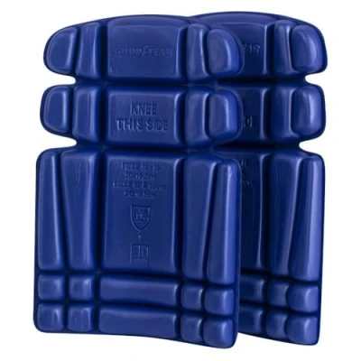 Image of Goodyear Workwear Ergonomic Strong Flexible Work Safety Knee Pads Inserts 1 Pair, Blue, One Size