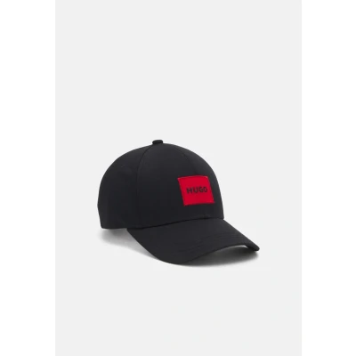 Image of HUGO Mens Men X 581 RL Cotton Twill Cap with red Logo Label