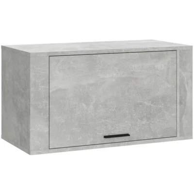 Image of vidaXL Wall mounted Shoe Cabinet Concrete Grey 70x35x38 cm Engineered Wood