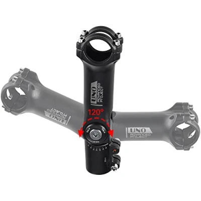 Image of BESNIN Adjustable Bike Stem 0 120 Degree for 31.8 mm 110mm stem, MTB Mountain Handlebar Bicycle, Road Bike, MTB, BMX, Cycling