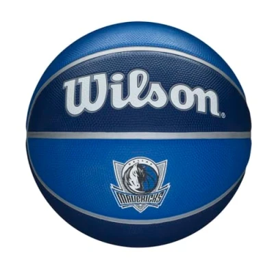 Image of Wilson Basketball, NBA Team Tribute Model, DALLAS MAVERICKS, Outdoor, Rubber, Size: 7