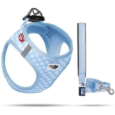 Image of Vest Air Mesh Skyblue Circles 3XS &amp; Leash M