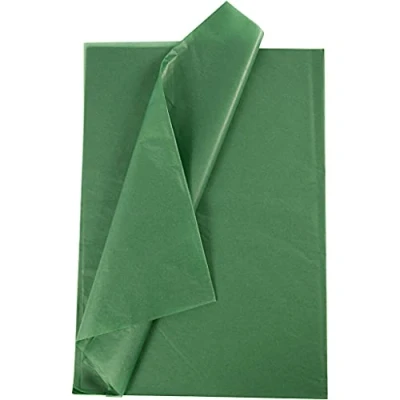 Image of Creativ 100263 Tissue Paper, Sheet 50x70 cm, 14 Green, 25sheets