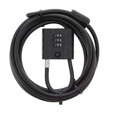 Image of Burg Wächter 39610 Cable 725 300 Snap+Lock, Black