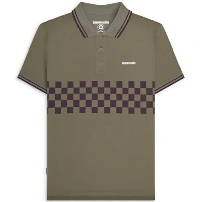 Image of Lambretta Polo Shirt Mens Khaki XXL