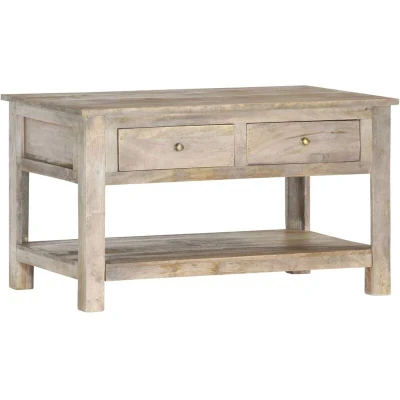 Image of vidaXL Coffee Table 82x52x47 cm Solid Mango Wood