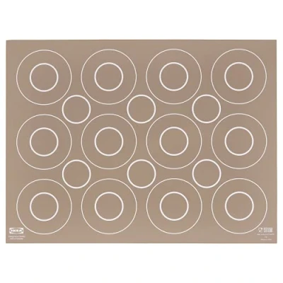Image of BAKTRADITION Baking mat, beige41x31 cm + Free finchley Refill Pen (1)