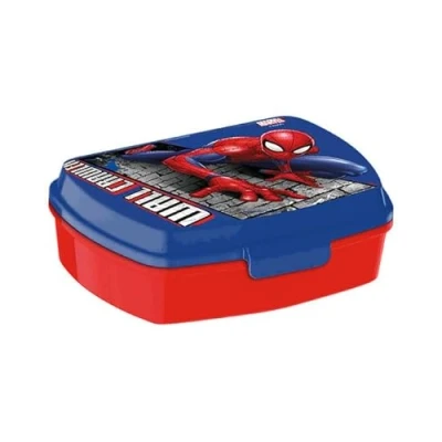 Image of HOVUK Marvel Spiderman Lunch Box 16cm, Leak Proof and Microwave Safe Without Lid Food Storage Box, BPA Free for Back to School Kids 3+ Years
