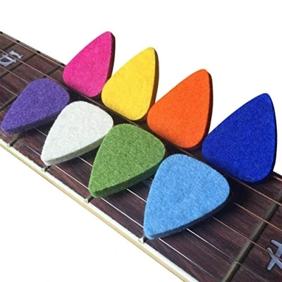Image of Ukulele Picks Felt Picks/Plectrums For And Guitar,8 Pieces Guitar Picks,Multi Color