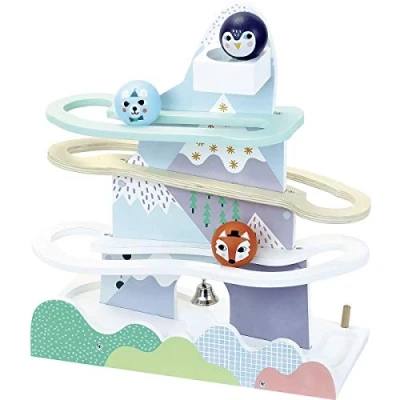 Image of Vilac Iceland Waterfall Ball Game, Wood Toy, Children&#039;s Toys, Montessori Games