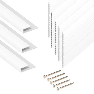 Image of Ceiling Cladding Roof Kit 5 x 5m 300mm Hollow Soffit Boards, 3 Finishing Trim &amp; 200 Pins