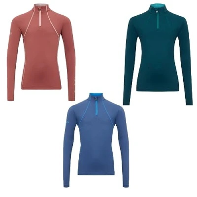 Image of LeMieux Young Rider Childrens Base Layer Atlantic Blue 9 10 Years