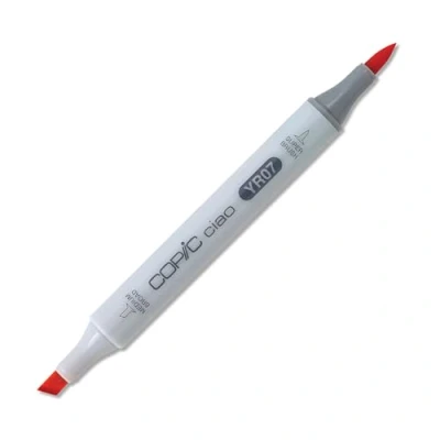 Image of COPIC Ciao Coloured Marker Pen (YR 07) Cadmium Orange, For Art &amp; Crafts, Colouring, Graphics, Highlighter, Design, Anime, Professional Beginners, Supplies Colouring Books