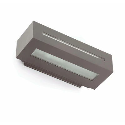 Image of West 1 Light Outdoor Wall Dark Grey IP54, E27