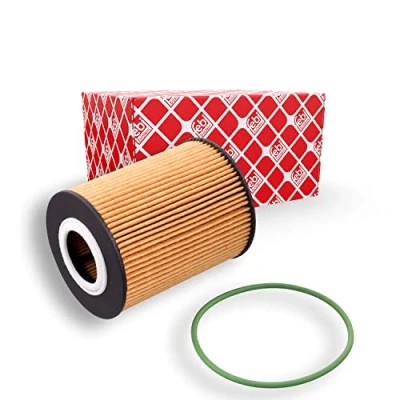 Image of 0PB115466, 94810722200 Oil Filter FEBI BILSTEIN 101656 with seal ring Insert PORSCHE: 911 Coupe