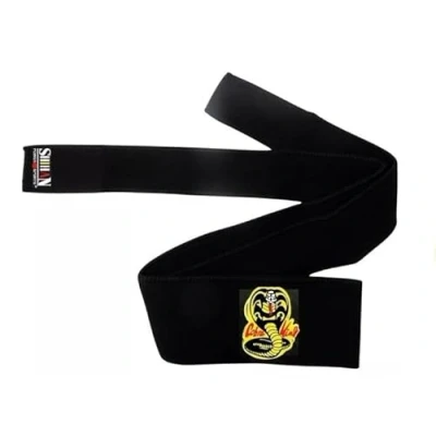 Image of TANAKA COBRA KAIS DRAGON 40inch MARTIAL ARTS HEADBAND KENDO Tenugui Samurai STRETCH (Hachimaki Ninja Shinobi Head Band For Men/Women/Children Karate KID Miyagi Do Fancy Dress Halloween