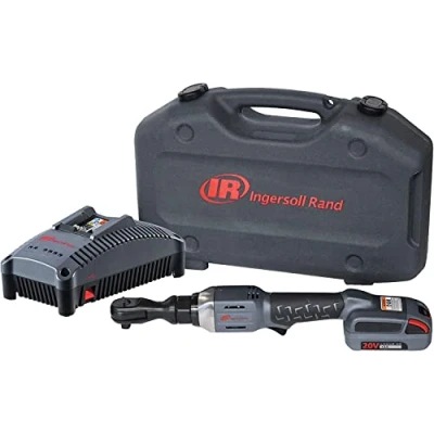 Image of Ingersoll Rand Ratchet Wrench Set R3150 K12 EU, with Electric 1/2 inch and IQ 20V Battery 2.5 Ah Charger (UK Plug), 73 Nm Torque, Tool as a in case