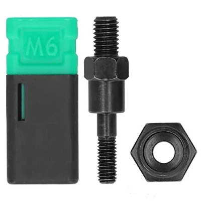 Image of Uxsiya Rivet Gun Tool Head, Manual Riveter Tip Alloy Steel Threaded Mandrel Hand Operated Supplies M6 Spare Part