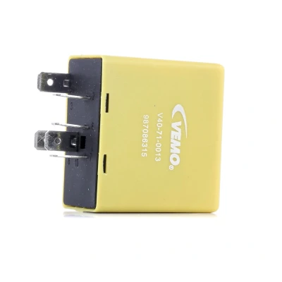 Image of 06238590, 09097422, 09134880, 09134885, 09198885 Indicator Relay VEMO V40 71 0013 12V Electric yellow Original Quality VAUXHALL: COMBO Mk2