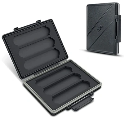 Image of JJC Portable 6 Slots SSD Protective Case Storage Box for M.2 2280 2260 2242 2240 2230 Solid State Drive Water Resistant Shockproof