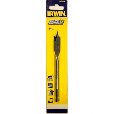 Image of Irwin 10502808 4X Blue Groove Flat Bit, 14mm x 152mm