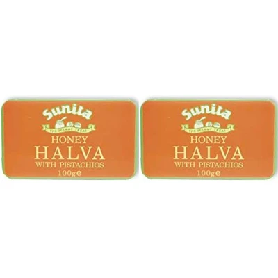 Image of (2 Pack) Sunita Pistachio Honey Halva 75g 2 PACK BUNDLE