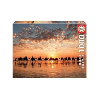 Image of Educa 18492 Sunset in Cable Beach, Australia Puzzle, 1 000 Pieces, Multicoloured