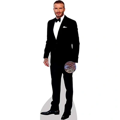 Image of David Beckham (Black Suit) Mini Size Cutout
