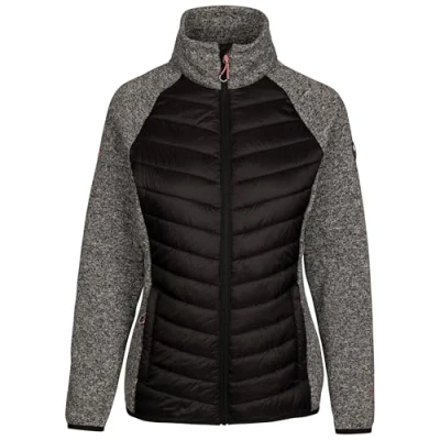 Image of Trespass Womens Marl Fleece Full Zip, Hooded And 2 Zip Pockets Rita