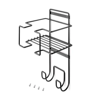 Image of Emuca ironing board stand, accessories and iron, Steel, Anthracite grey