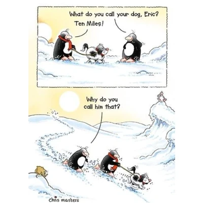 Image of Humorous Birthday Card (PH EPG0221) Ten Miles Eric The Penguin