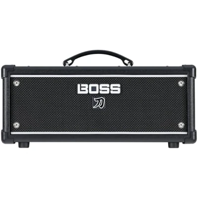 Image of BOSS Katana Head Gen 3 Guitar Amplifier Compact 100 Watt Amp Evolved Tube Logic Sound 12 Characters Onboard Effects Advanced Connectivity Built In 5 Inch Practice Speaker