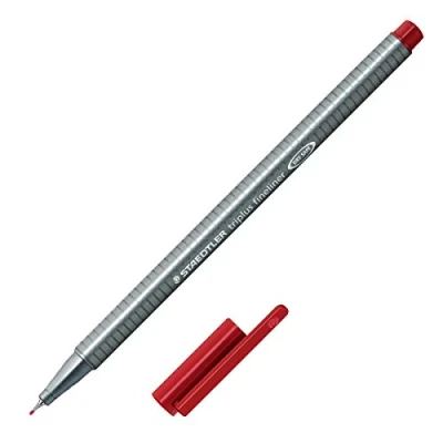 Image of Staedtler Triplus Fineline 334 Superfine Tip 0.3 mm Crimson