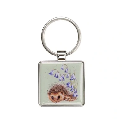 Image of Wrendale Designs &#039;Love and Hedgehugs&#039; Hedgehog Keyring