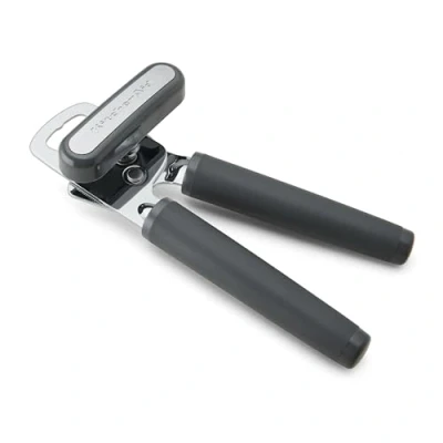 Image of KitchenAid Multi Purpose Tin Opener, Can Opener with Built in Bottle 2 1 Kitchen Tool, Charcoal Grey
