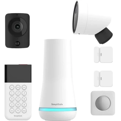 Image of SimpliSafe Wireless Home Security Systems &amp; Alarm System Outdoor Camera, Entry Sensor, PIR Motion Detectors Camera Indoor Optional Subscription (3rd Gen)