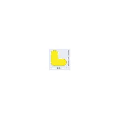 Image of Floor Signals Adhesive Sign, Warning Stickers, Signal Markers, Safety Sign L H.200 x W.200 Pack of 10 Blue