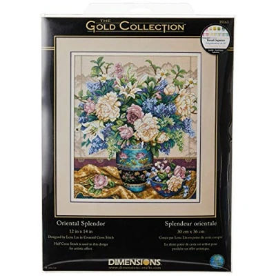 Image of Dimensions Oriental Splendor, Cotton, Gold,Beige