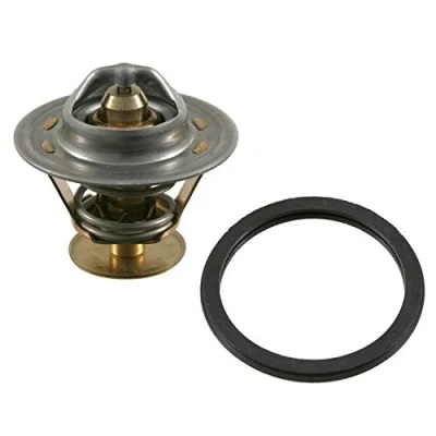 Image of 273952 Engine thermostat FEBI BILSTEIN 11493 81C with seal ring SAAB: 900 I Convertible